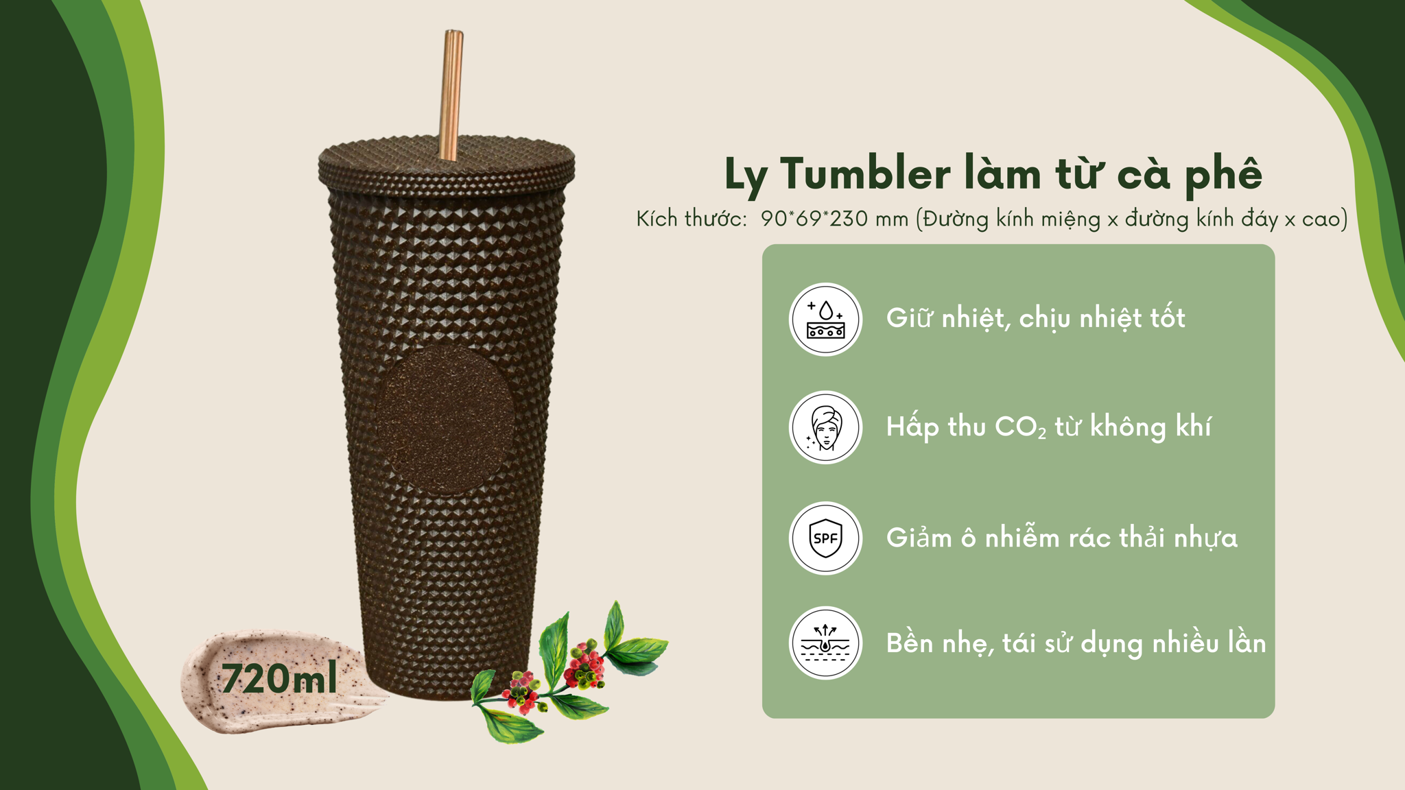 5 Ý Tưởng Quà Tặng Sáng Tạo, Tái Chế Từ Bã Cà Phê