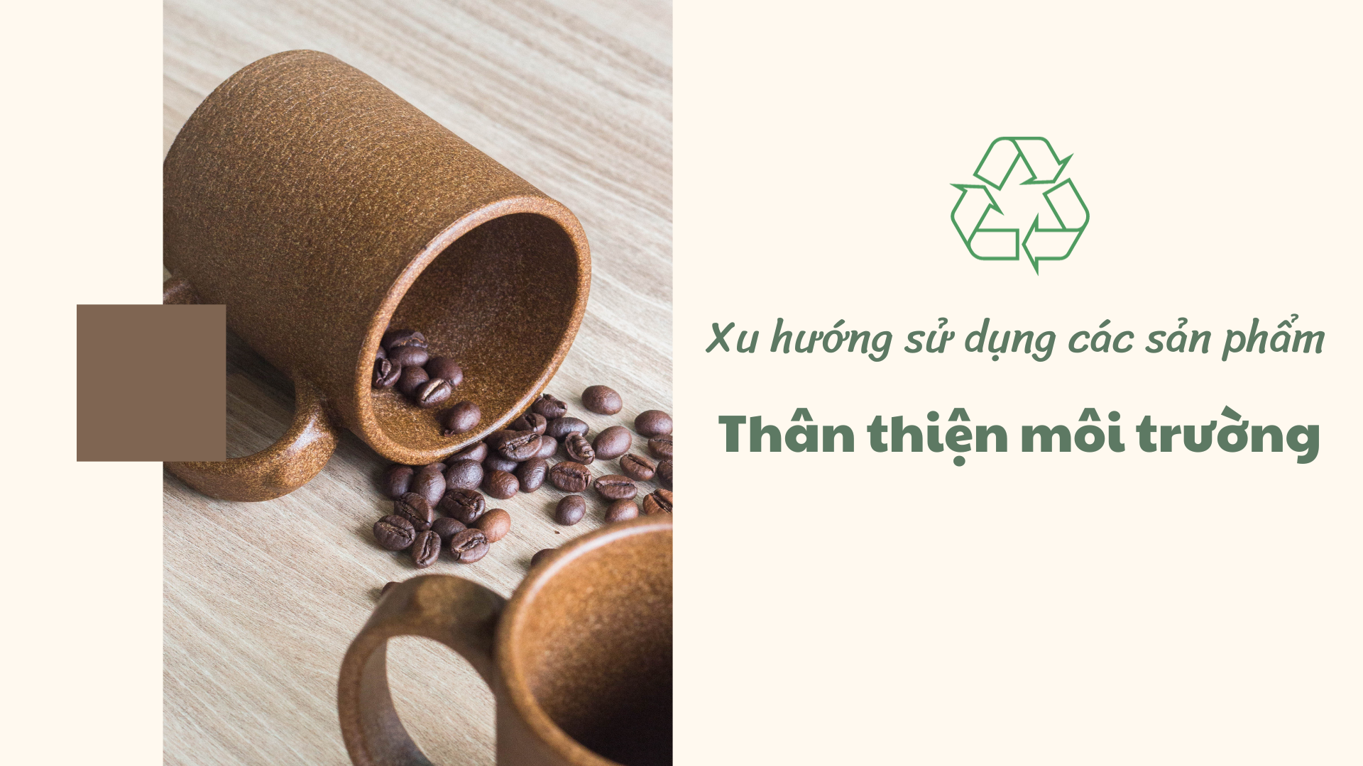 XU HƯỚNG SỬ DỤNG CÁC SẢN PHẨM THÂN THIỆN MÔI TRƯỜNG