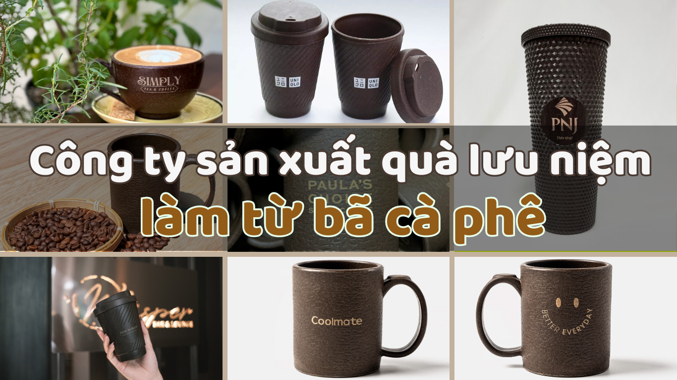 Công ty sản xuất quà lưu niệm làm từ bã cà phê - AirX Coffee