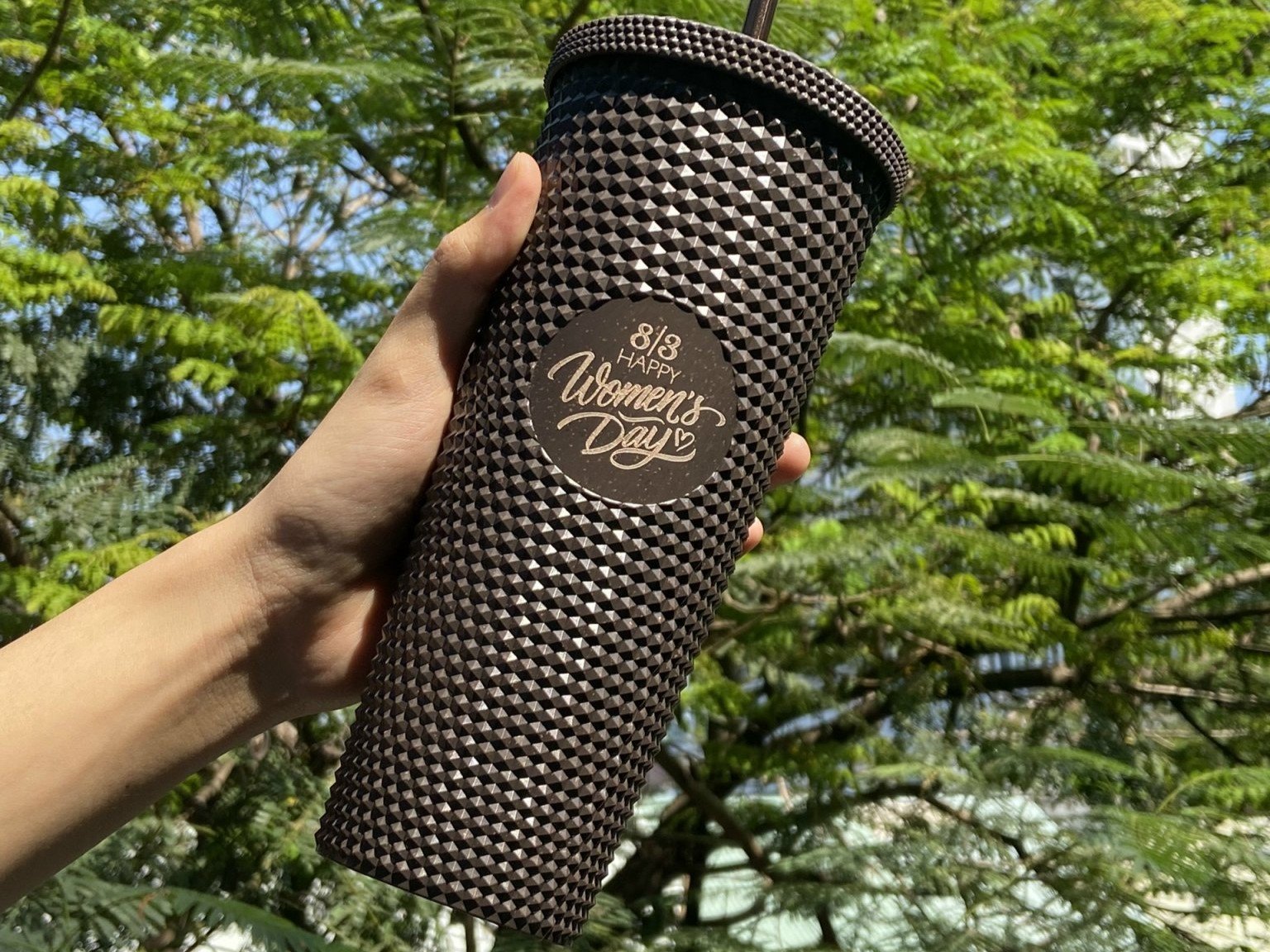 Ly tumbler - Quà Tặng xanh sáng tạo từ bã cà phê