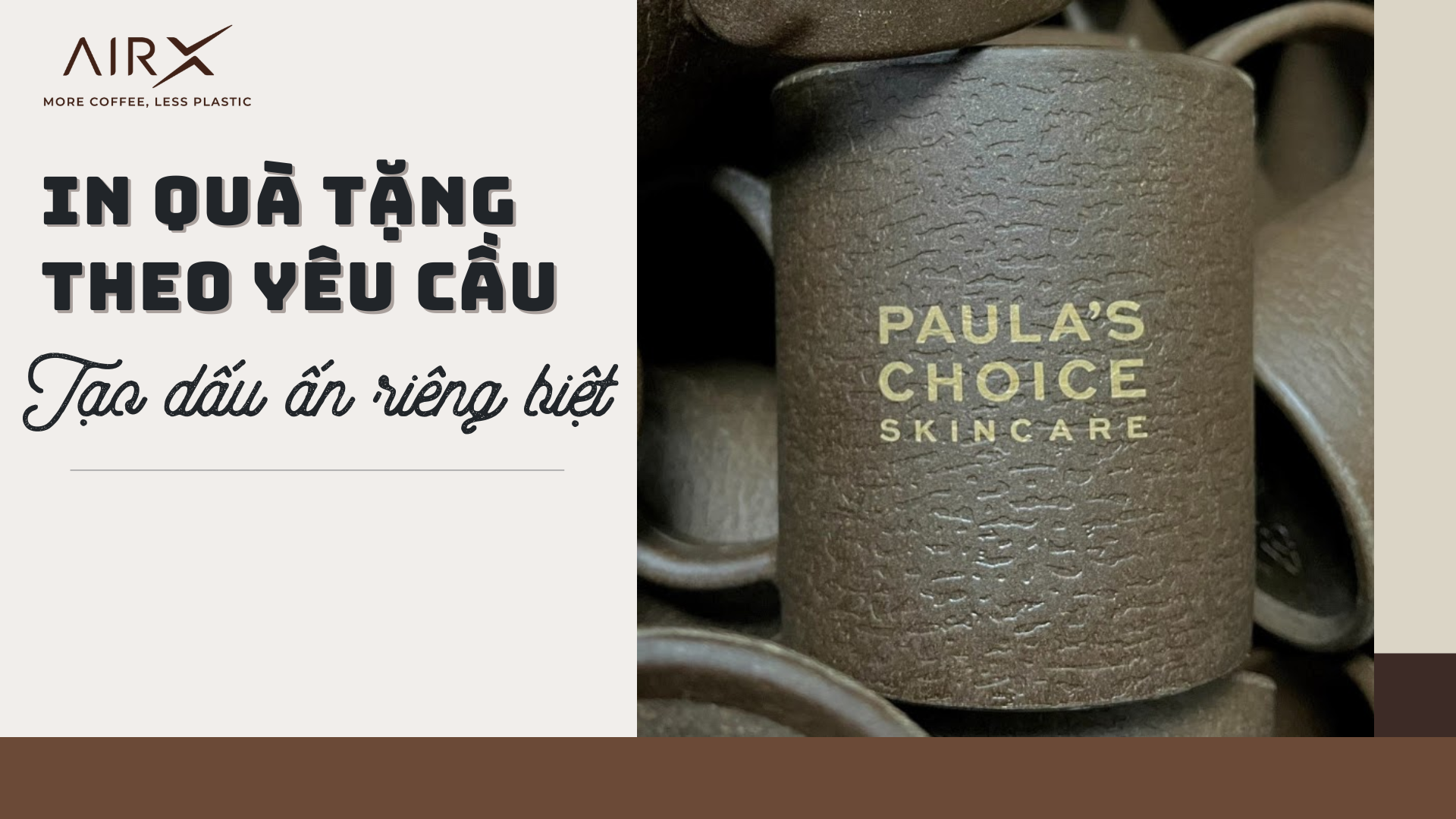 In quà tặng theo yêu cầu: Tạo dấu ấn riêng biệt
