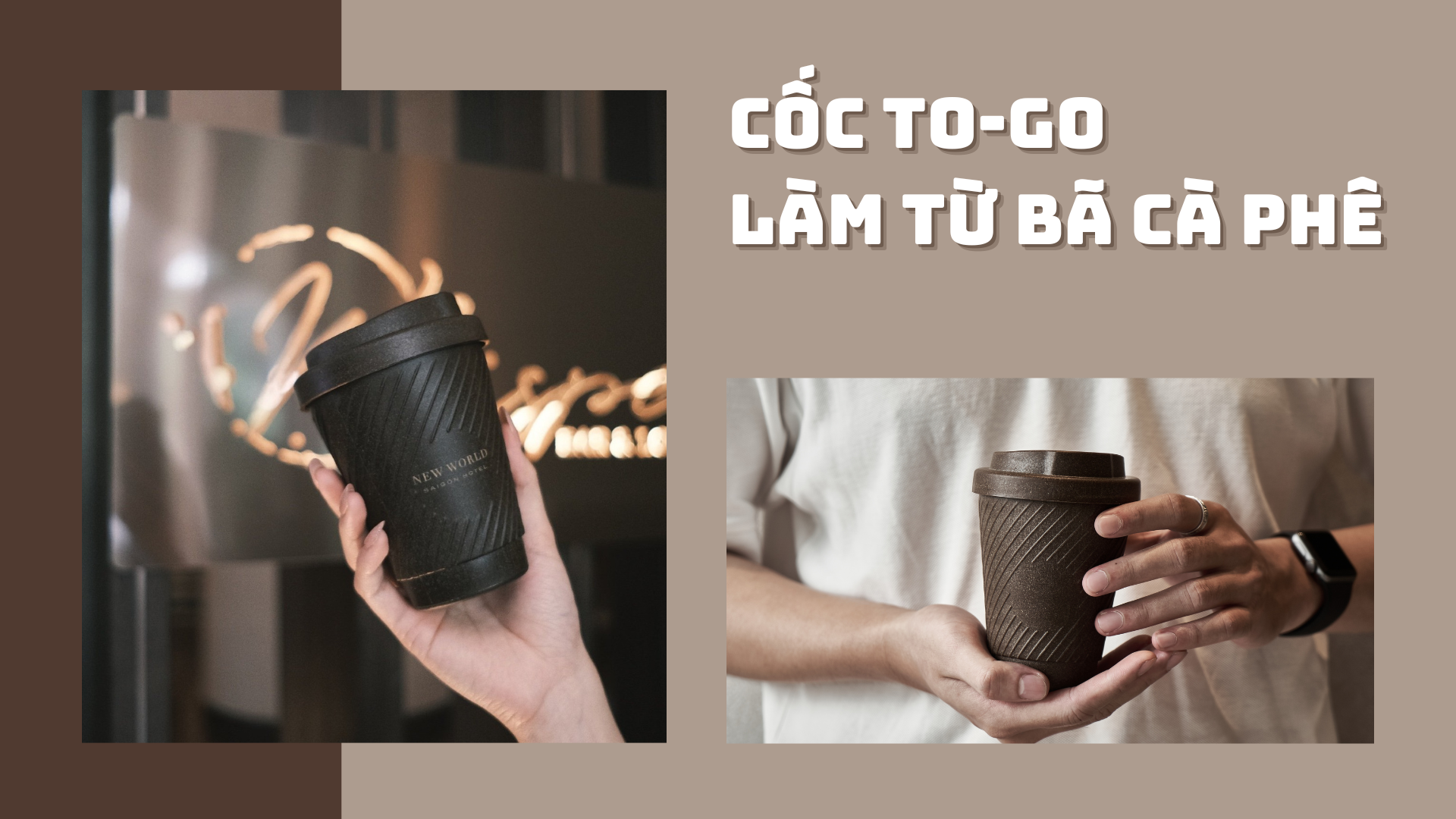 Cốc Togo Làm Từ Bã Cà Phê - AirX Coffee