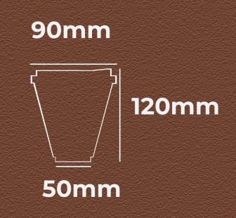 Kích thước ly To-go phân hủy sinh học