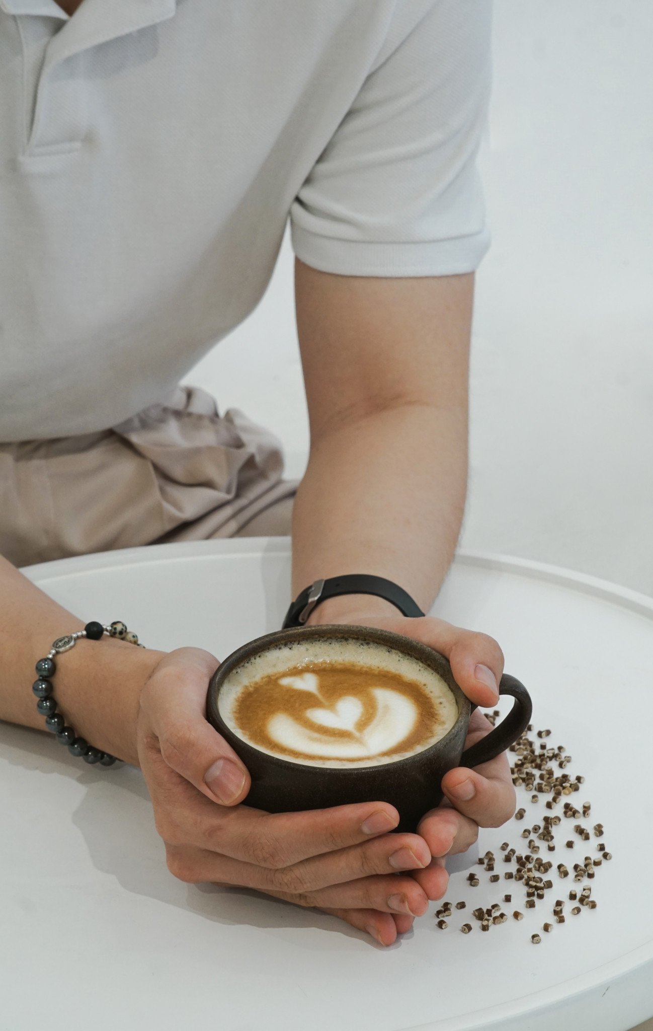 Quà tặng doanh nghiệp - ly làm từ bã cafe, ly latte