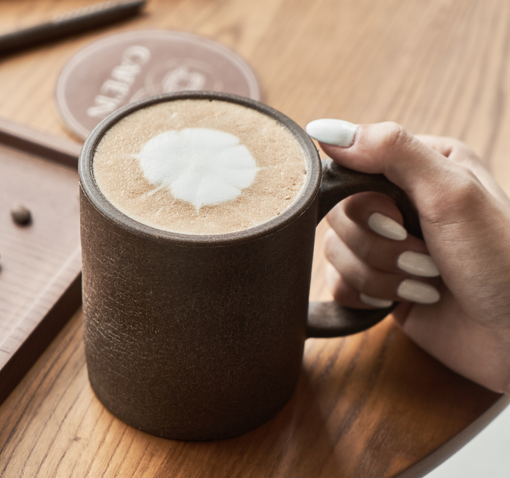 Quà tặng doanh nghiệp - ly làm từ bã cafe