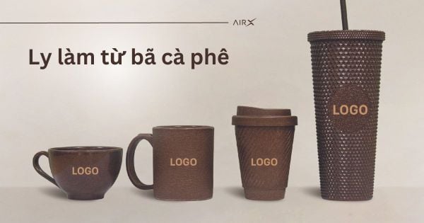 Sản phẩm có nguồn gốc chính từ bã cà phê của AirX