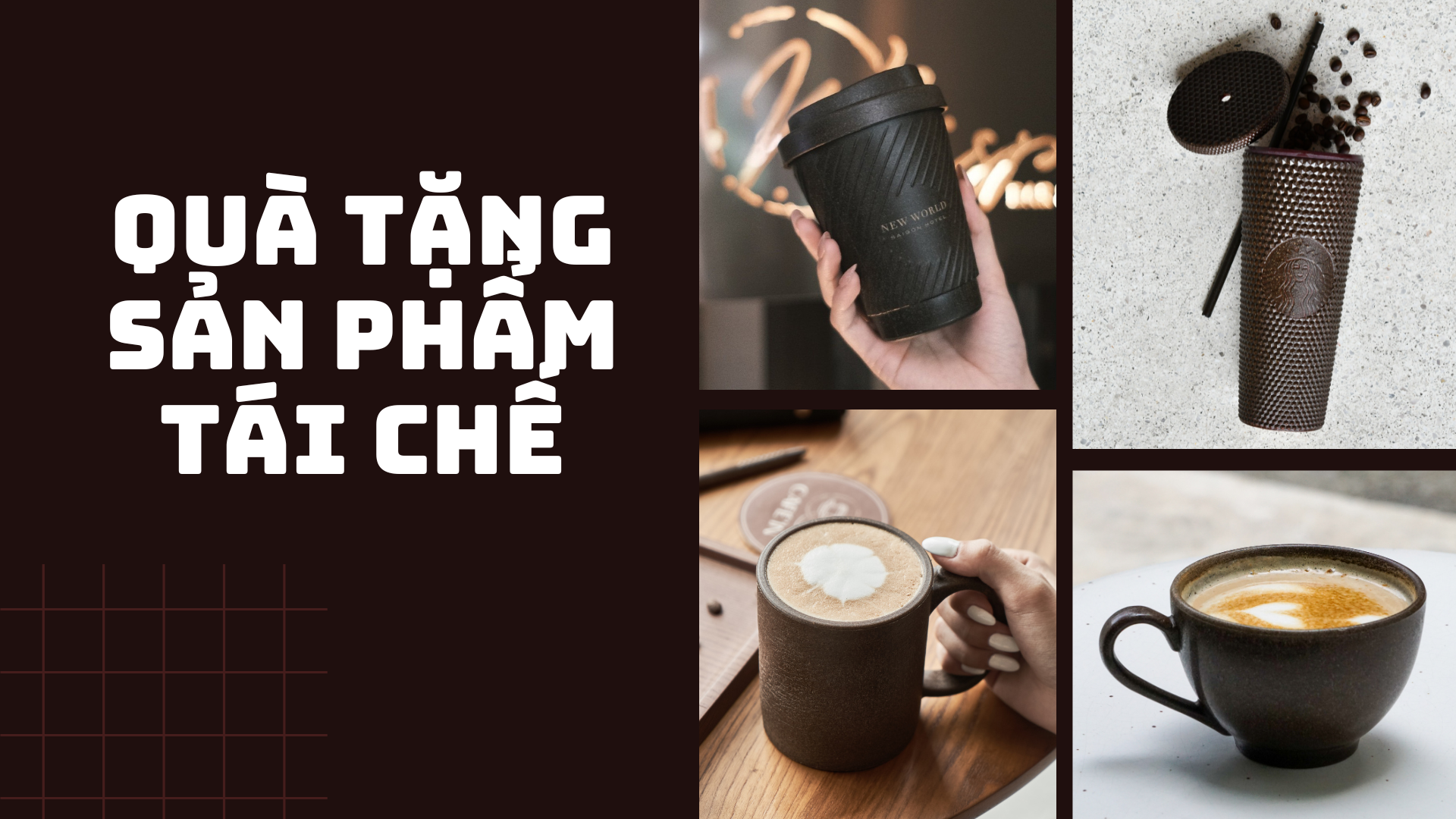 Quà tặng từ sản phẩm tái chế bền bỉ và thân thiện với môi trường