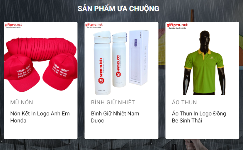 Các sản phẩm hiện đang được ưu chuộng đang làm quà tặng doanh nghiệp