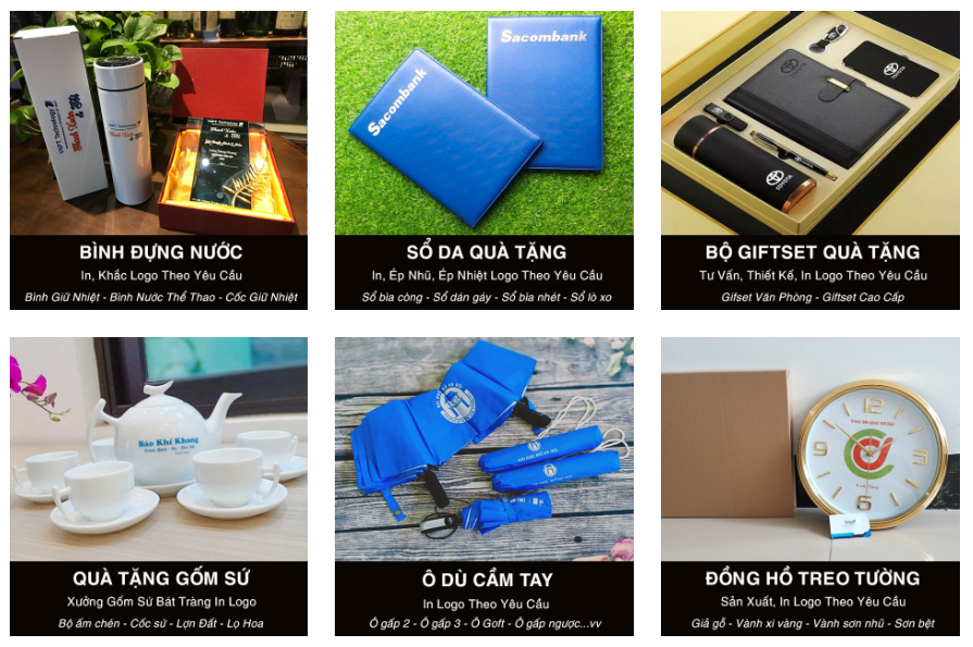 Các mẫu quà tặng doanh nghiệp - AirX Coffee