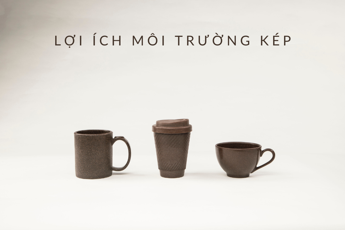 Vật liệu nhựa sinh học cà phê mang đến hiệu quả kép trong việc bảo vệ môi trường